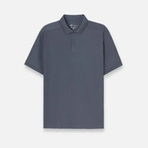Áo Thun Polo StayFresh™ Vải Sợi Coffee Khử Mùi The Minimalist 007 Màu Xám Phom Vừa Vặn F3