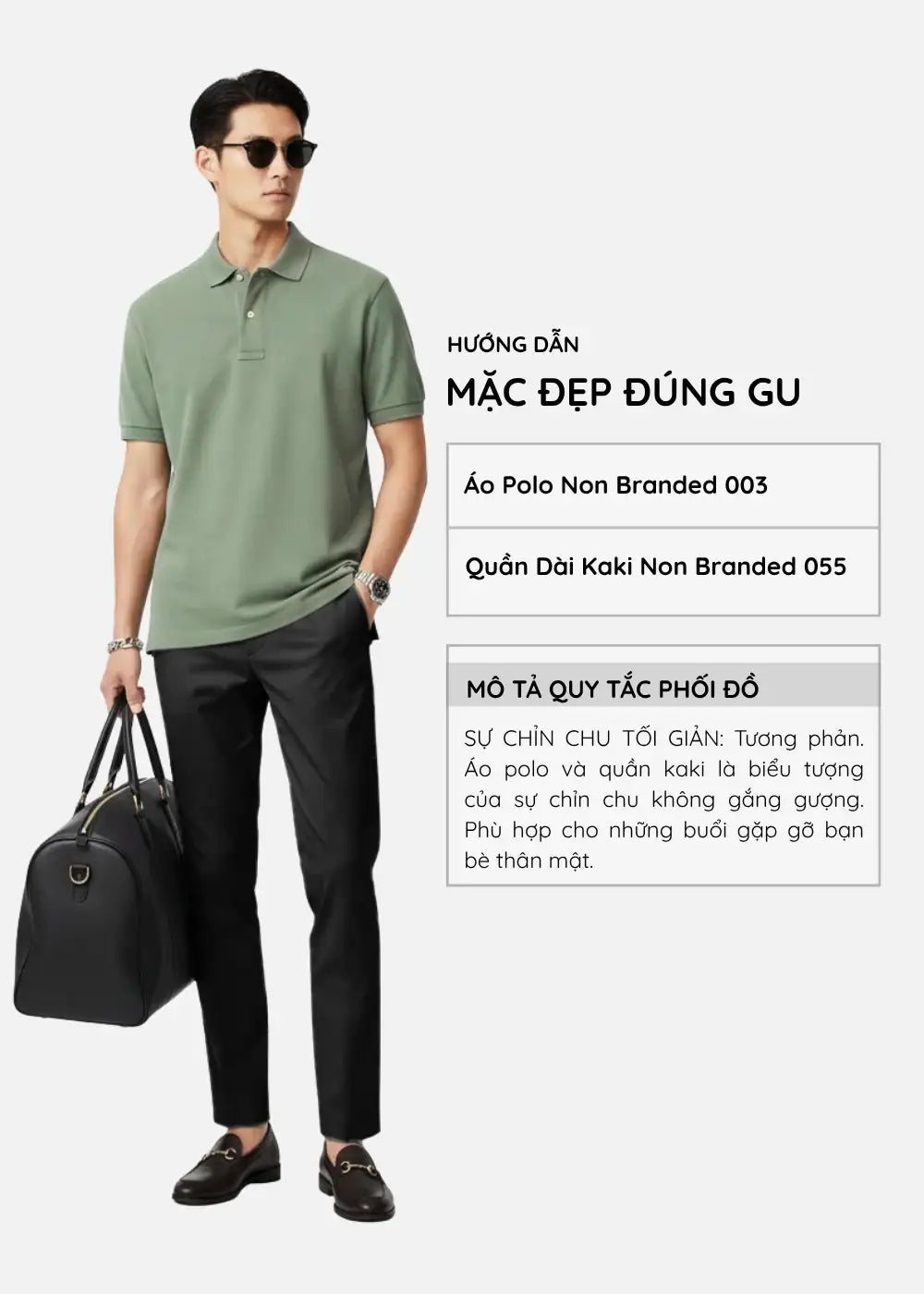 Áo Thun Polo ColorLock™ Vải Cá Sấu Đứng Dáng Giặt Không Phai Màu Non Branded 003 Màu Xám Phom Ôm Vừa F2 - Ảnh 10