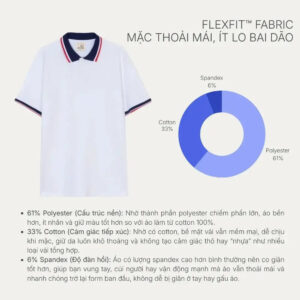 Alternative view of Áo Thun Polo FlexFit™ Co Giãn Phối Viền Màu The No Style 078 Màu Đen Phom Ôm Vừa F2