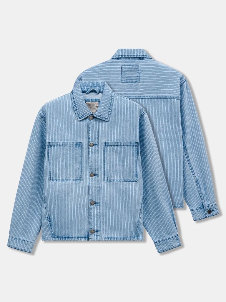 Áo Khoác Jeans Nam Skyfold Form Regular - Ảnh 13