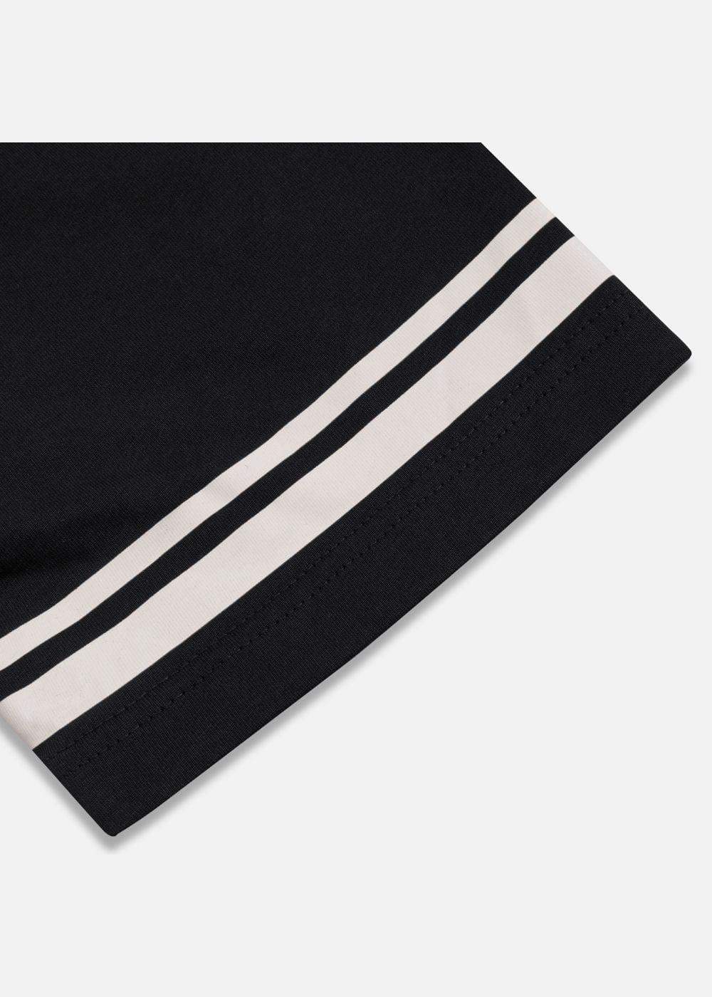 Áo Thun Polo FlexFit™ Cổ Phối Màu "CALIFORNIA" The No Style 028 Màu Đen Phom Rộng Rãi F4 - Ảnh 4