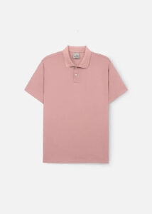 Áo Thun Polo ColorLock™ Vải Cá Sấu Đứng Dáng Giặt Không Phai Màu Non Branded 003 Màu Hồng Phom Ôm Vừa F2