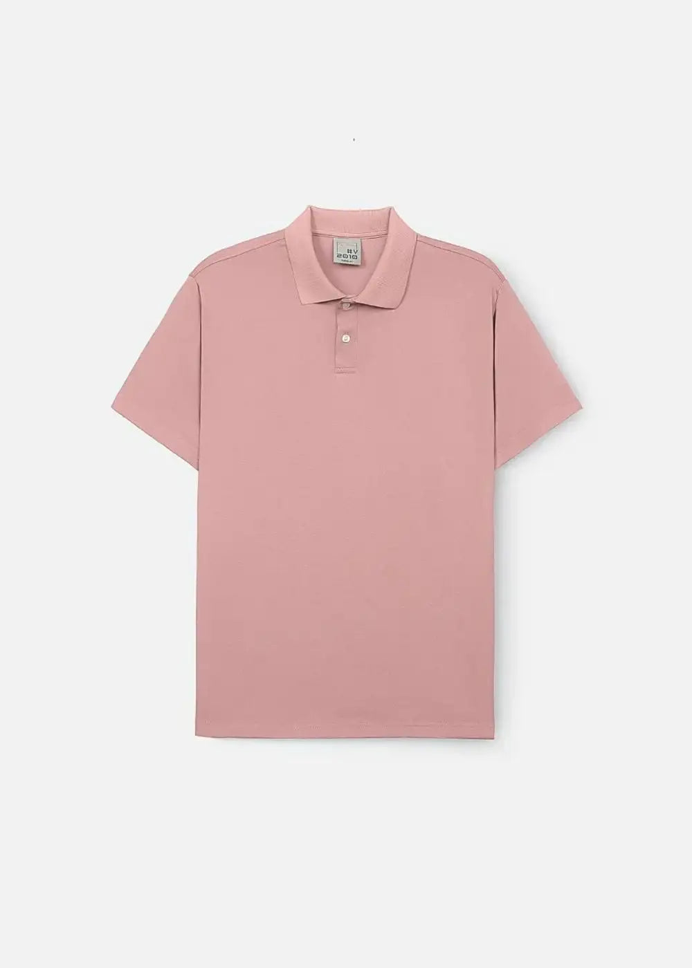 Áo Thun Polo ColorLock™ Vải Cá Sấu Đứng Dáng Giặt Không Phai Màu Non Branded 003 Màu Hồng Phom Ôm Vừa F2