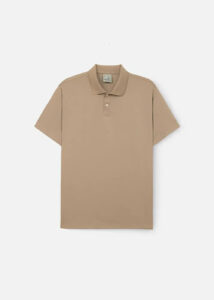 Áo Thun Polo ColorLock™ Vải Cá Sấu Đứng Dáng Giặt Không Phai Màu Non Branded 003 Màu Nâu Phom Ôm Vừa F2