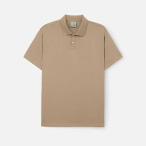 Áo Thun Polo ColorLock™ Vải Cá Sấu Đứng Dáng Giặt Không Phai Màu Non Branded 003 Màu Nâu Phom Ôm Vừa F2
