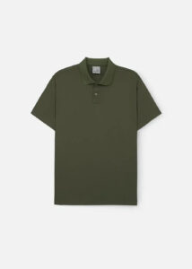 Áo Thun Polo ColorLock™ Vải Cá Sấu Đứng Dáng Giặt Không Phai Màu Non Branded 003 Màu Xanh Lá Đậm Phom Ôm Vừa F2