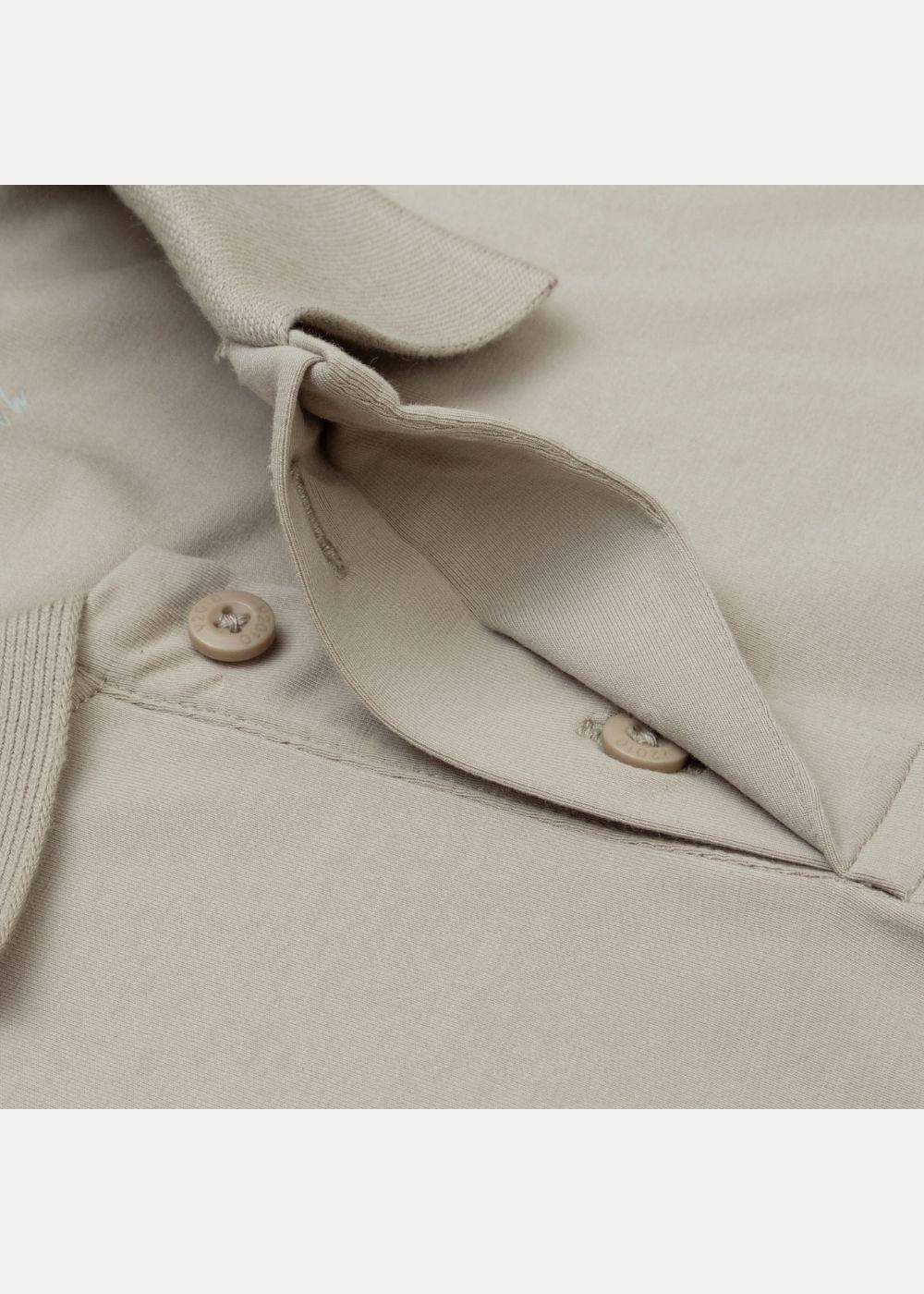 Áo Thun Polo IceVibes™ Vải Làm Mát The CEO 001 Màu Nâu Nhạt Phom Vừa Vặn F3 - Ảnh 7