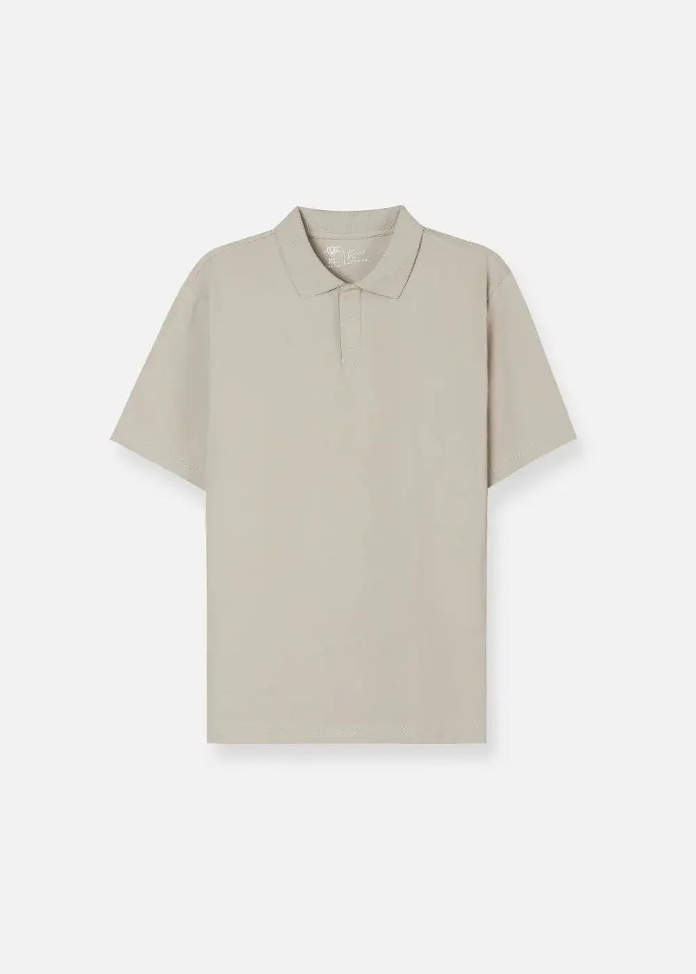 Áo Thun Polo IceVibes™ Vải Làm Mát The CEO 001 Màu Nâu Nhạt Phom Vừa Vặn F3