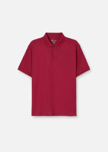Áo Thun Polo StayFresh™ Vải Sợi Coffee Khử Mùi The Minimalist 007 Màu Đỏ Đậm Phom Vừa Vặn F3