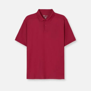 Áo Thun Polo StayFresh™ Vải Sợi Coffee Khử Mùi The Minimalist 007 Màu Đỏ Đậm Phom Vừa Vặn F3