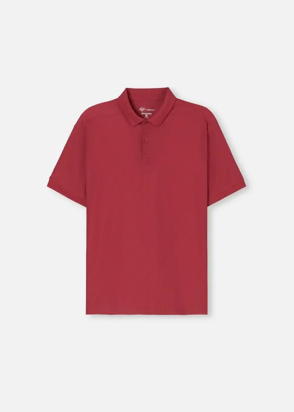 Áo Thun Polo Vải Sợi Coffee Khử Mùi The Minimalist 007 Màu Cam Đậm Phom Vừa Vặn F3 - Ảnh 2