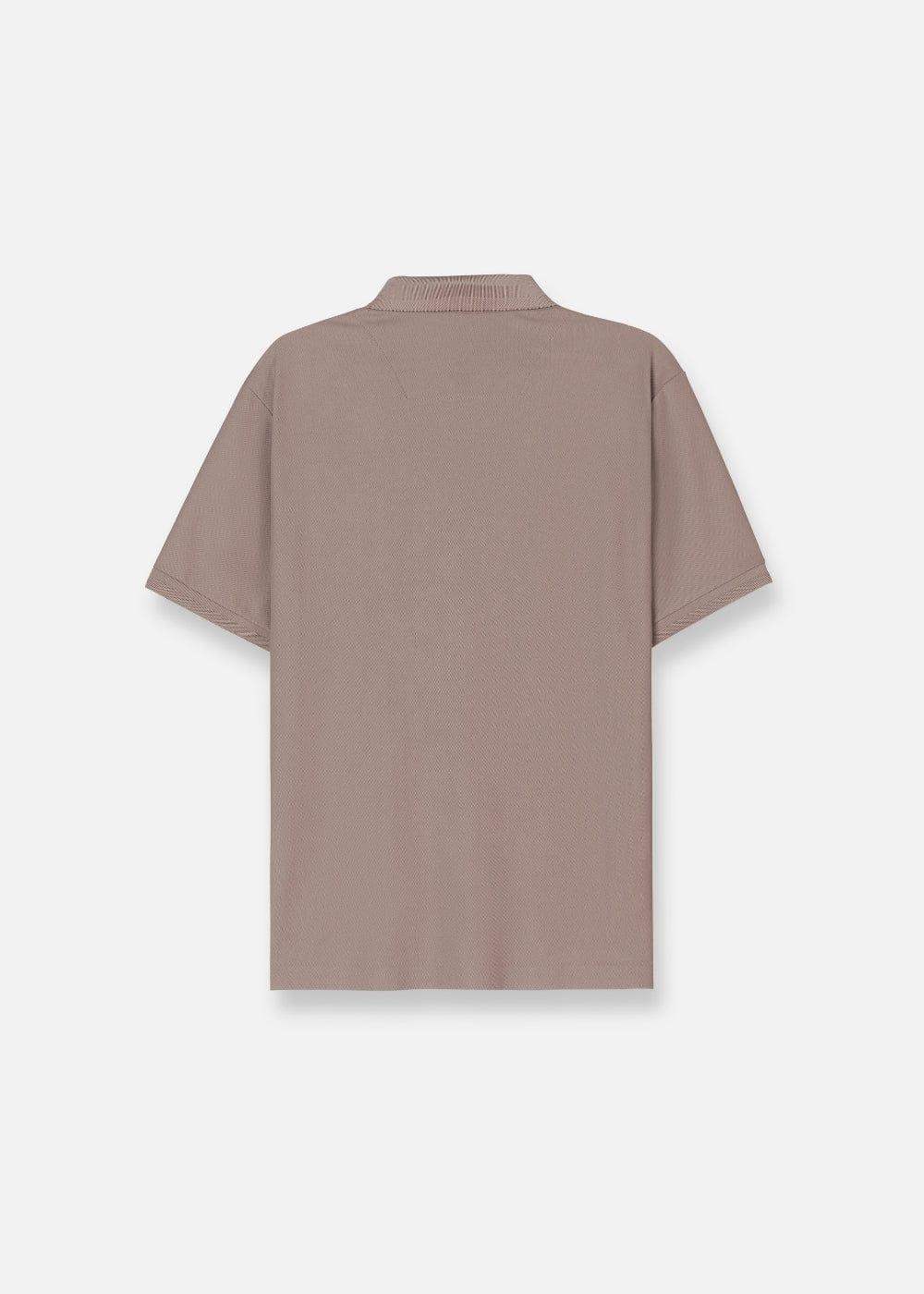 Áo Thun Polo StayFresh™ Vải Sợi Coffee Khử Mùi The Minimalist 007 Màu Nâu Phom Vừa Vặn F3 - Ảnh 2