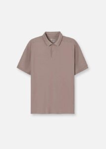 Áo Thun Polo StayFresh™ Vải Sợi Coffee Khử Mùi The Minimalist 007 Màu Nâu Phom Vừa Vặn F3