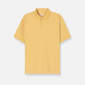 Áo Thun Polo StayFresh™ Vải Sợi Coffee Khử Mùi The Minimalist 007 Màu Vàng Đậm Phom Vừa Vặn F3
