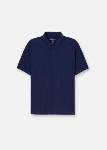 Áo Thun Polo StayFresh™ Vải Sợi Coffee Khử Mùi The Minimalist 007 Màu Xanh Dương Đậm Phom Vừa Vặn F3