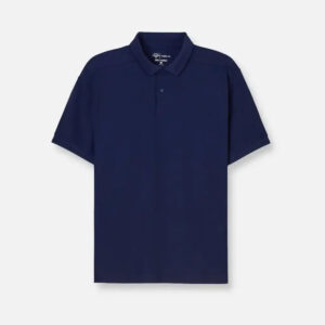 Áo Thun Polo StayFresh™ Vải Sợi Coffee Khử Mùi The Minimalist 007 Màu Xanh Dương Đậm Phom Vừa Vặn F3