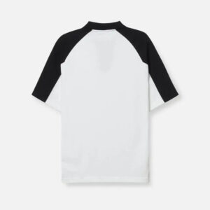 Alternative view of Áo Thun Polo AirDry™ Cổ Khóa Kéo Vải Thoát Nhiệt Nhanh Phối Mảng Màu The No Style 179 Màu Trắng Đen Phom Rộng Rãi F4