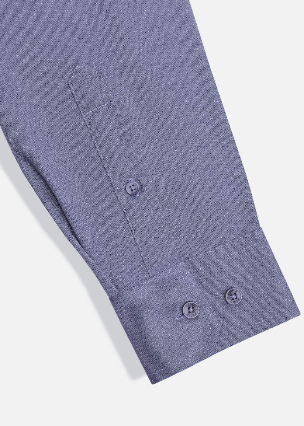 Áo Sơ Mi Tay Dài StayFresh™ Vải Sợi Ngải Cứu Chạm Mát Ngăn Mùi Hiệu Quả The CEO 002 Màu Xám Đậm Phom Ôm Vừa F2 - Ảnh 8