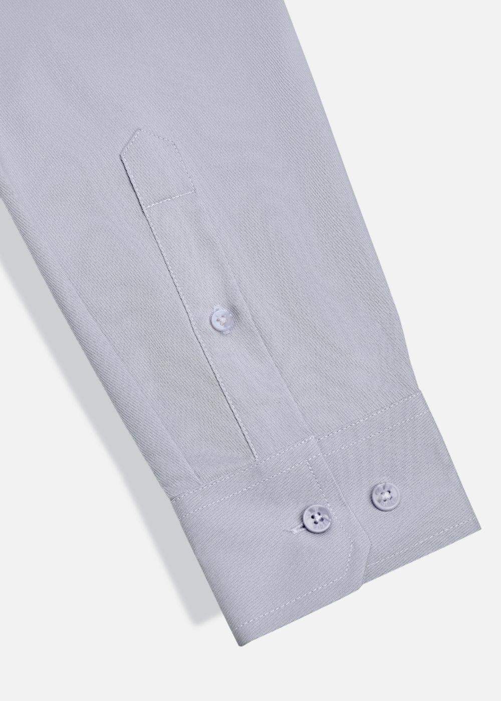 Áo Sơ Mi Tay Dài StayFresh™ Vải Sợi Ngải Cứu Chạm Mát Ngăn Mùi Hiệu Quả The CEO 002 Màu Xám Nhạt Phom Ôm Vừa F2 - Ảnh 9
