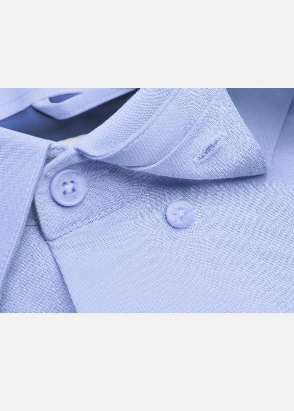Áo Sơ Mi Tay Dài StayFresh™ Vải Sợi Ngải Cứu Chạm Mát Ngăn Mùi Hiệu Quả The CEO 002 Màu Xanh Dương Nhạt Phom Ôm Vừa F2 - Ảnh 8