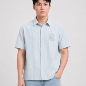Áo Sơ Mi Nam Tay Ngắn Campus League Form Boxy