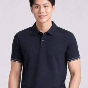 Áo Polo Nam Stripe Egde Form Regular