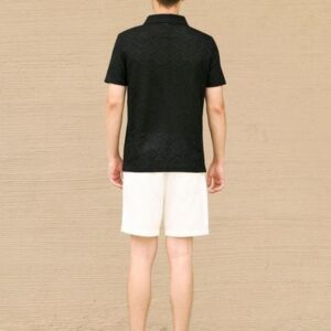 Alternative view of Áo Polo Nam Textured Knit Form Regular