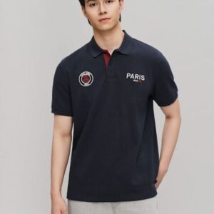 Áo Polo Nam Hoạ Tiết Paris Form Regular