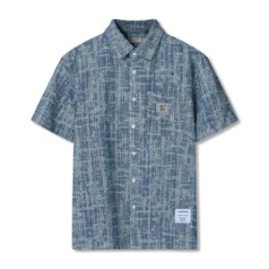 Alternative view of Set Đồ Ngắn Jacquard Jean Nam Form Regular