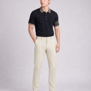 Alternative view of Áo Polo Nam Phối Viền Tay Impressive Prospect Form Regular