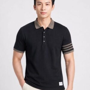 Áo Polo Nam Phối Viền Tay Impressive Prospect Form Regular