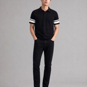 Alternative view of Áo Polo Nam Len Black Ace Form Regular