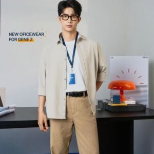 Alternative view of Áo Sơ Mi Nam Tay Dài Workday Ease Form Relaxed