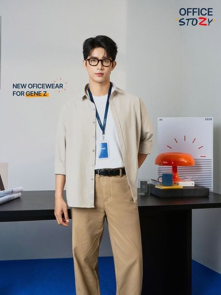 Áo Sơ Mi Nam Tay Dài Workday Ease Form Relaxed - Ảnh 2