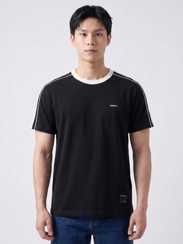 Áo Thun Nam Họa Tiết Phối Viền Orgnls Take A Move Form Regular - Ảnh 15