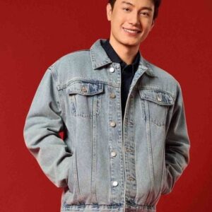 Áo Khoác Jeans Nam Trucker Steel Mark Form Regular